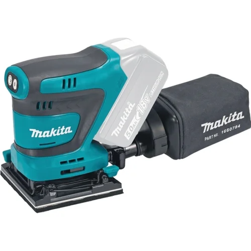 Makita DBO480Z akumulatorska vibraciona brusilica 18V (bez baterije, bez punjača) DBO480Z baterijska oscilatorna brusilica bez baterije 18 V 102 x 112 mm