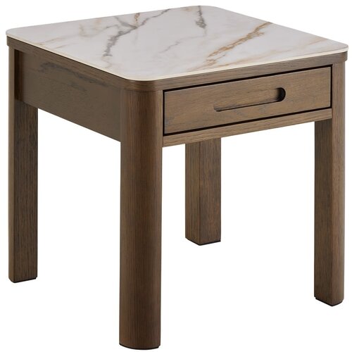 Actona Pomoćni stol s keramičkom daskom 45x45 cm Southampton &amp;ndash; Slike