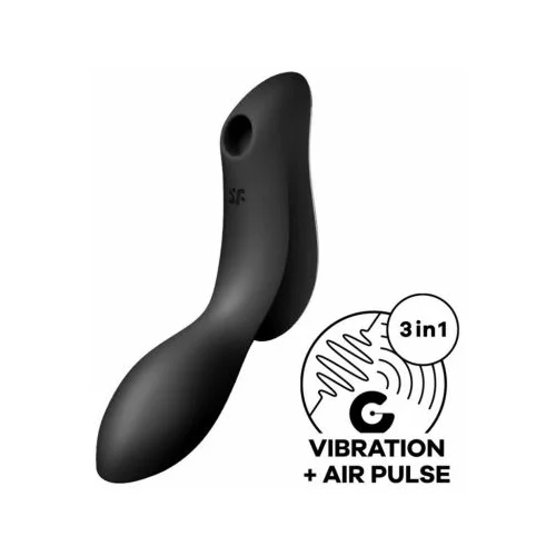 Satisfyer Vibrator Curvy Trinity 2 črn