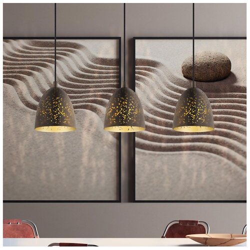 Eglo Safi viseća lampa 3xE27, 70 cm, smeđa/zlatna, 49871 Cijene