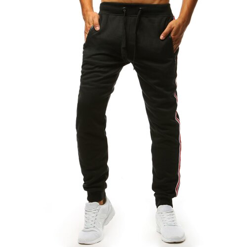 DStreet Men's black sweatpants UX3622 Slike