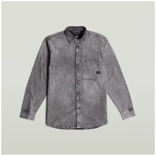 G-star Raw Srajce z dolgimi rokavi REGULAR 1 PKT SHIRT LS Siva Slike