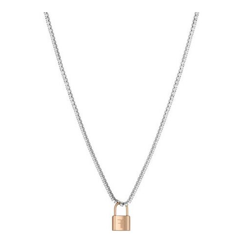 Freelook Ženska srebrna roze zlatna ogrlica od hirurškog Čelika ( frj.3.6021.4 ) Cene