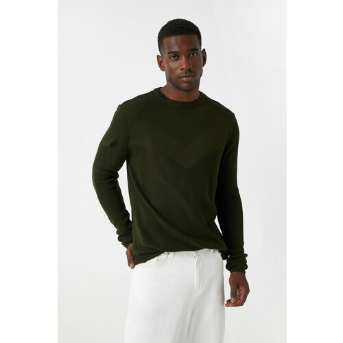 Koton Men's Khaki Sweater Slike