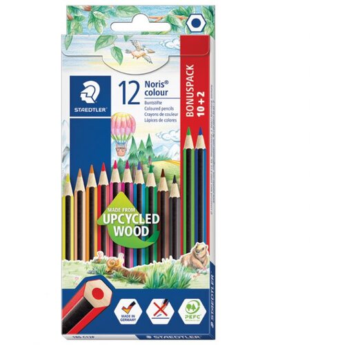  BOJE DRVENE 12BOJA NORIS COLOUR STAEDTLER 185 C12P 10 PLUS 2 BOJE GRATIS BLISTER Cene