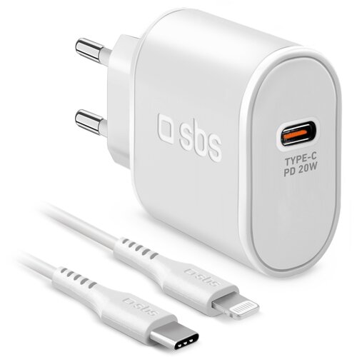 Sbs Wall Charger Kit 1m 20W Apple Cene