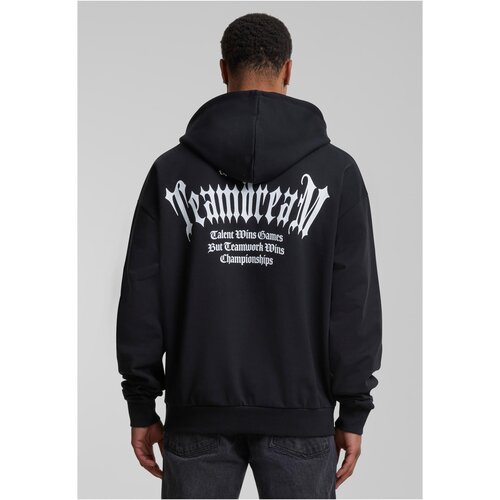 Mister Tee Men's Teamdream Ultraheavy Oversize Hoodie Black Slike