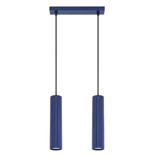 Sollux Lighting Viseča svetilka KARBON 2 ultramarin, (5000352364) Cene