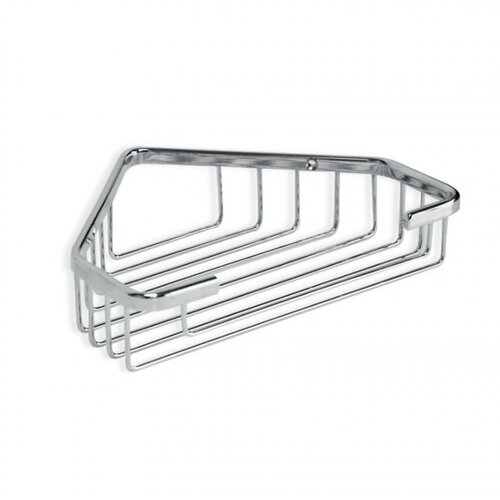 Plasticos Zidna Kutna Polica 18X4,5X18cm Inox Cene