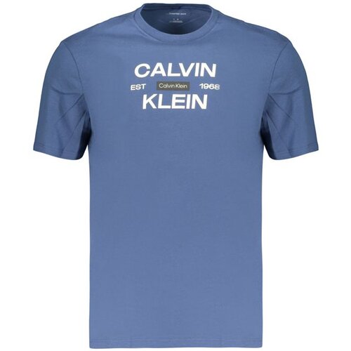 Calvin Klein mu&amp;scaron;ka majica kratkih rukava plava Slike