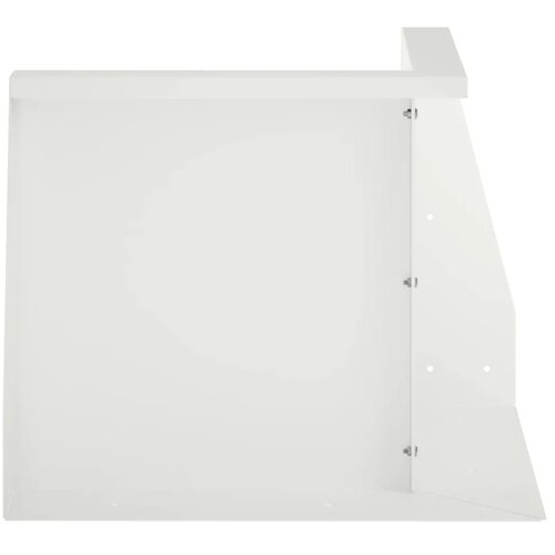 Zid za zadržavanje 2 kom. 50 x 50 x 30 cm Čelik Bijela - Bijela 50 x 50 x 30 cm 2 x 270&deg; kut Cijene