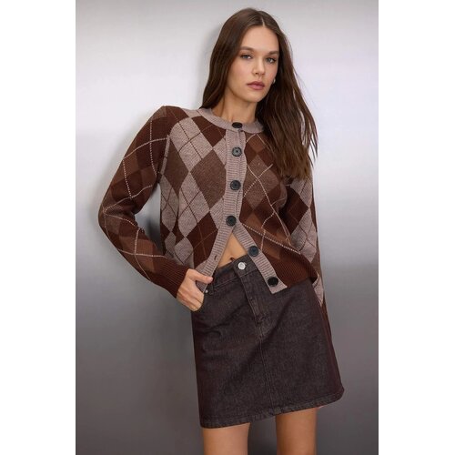TRENDYOLMILLA Ženski duks Twoaw26Hi00234, Taupe-Beige Cene
