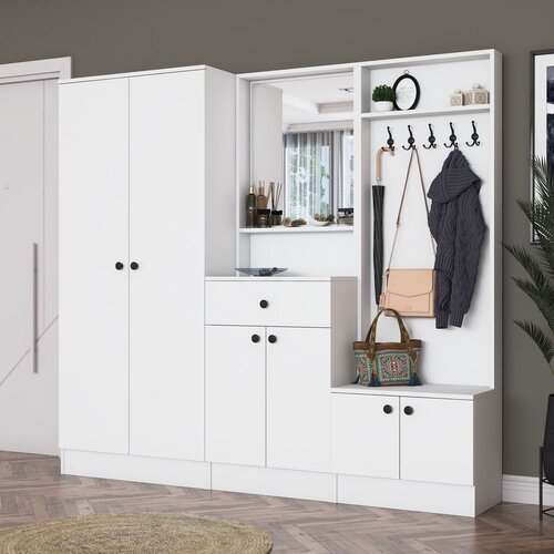Hanah home Panel za predsoblje, Bela Slike