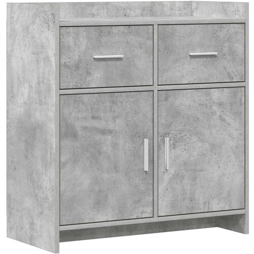 vidaXL Strani &scaron;al Betonsko siva 75 x 36 x 80 cm Inženirski les, (5000253188) Cene