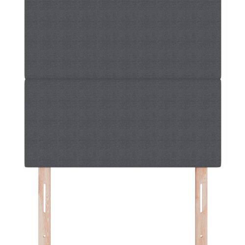  LED Uzglavlje Tamnosivo 100 cm Korduroj Tkanina Slike