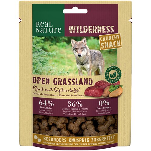 Real Nature poslastica za pse Wilderness Crunchy snack konjetina 225 g Cijene