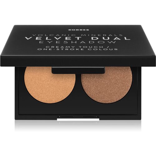 Korres Volcanic Minerals duo sjenila za oči nijansa 28 Golden Amber 3 g Cijene