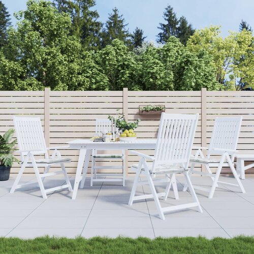 VidaXL Blazine za stole 4 kosi vzorec listja 40x40x3 cm tkanina Slike
