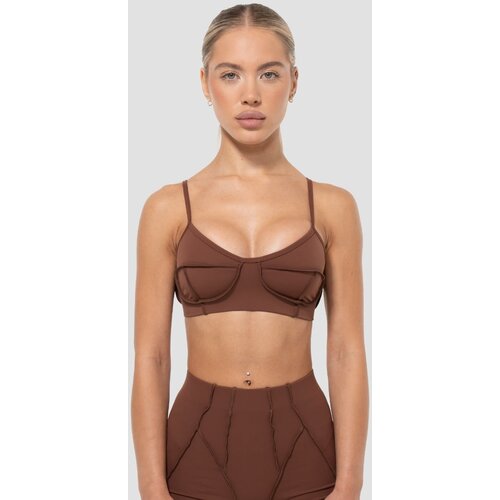 GymBeam Cosmo Sports Bra Brown Slike