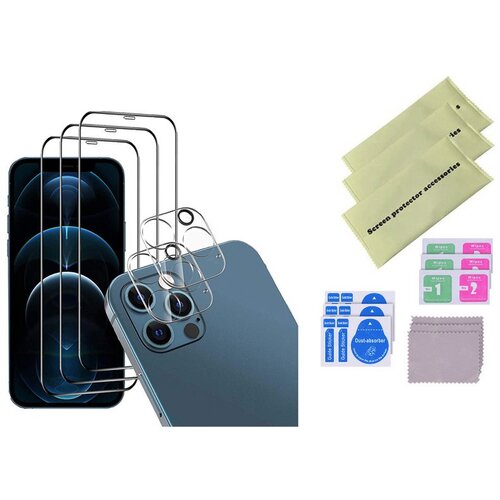 INF Za&amp;scaron;čitno steklo za iPhone s popolno prekrivnostjo, proti prstnim odtisom, odporno na prah Transparent iPhone 15 Pro Max, (21373449) Slike