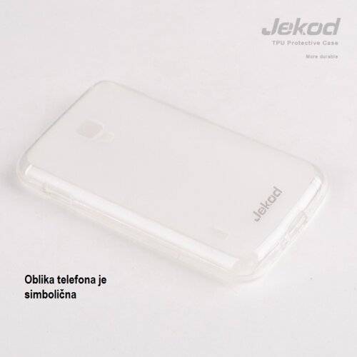 Jekod silikonski ovitek LG Optimus L90 D405/D405N prozoren TPU/T + Za&amp;scaron;čitna folija Slike