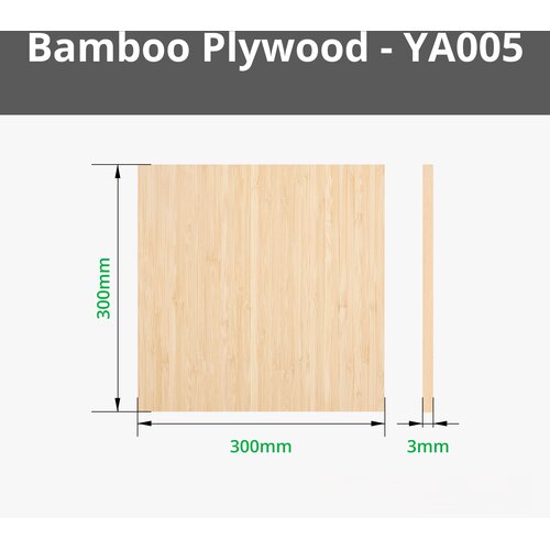 Bambu Lab 3 mm Bamboo Board - 1 set Slike