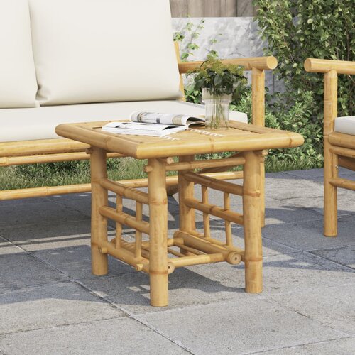 Furnova Stranska mizica 45x45x45 cm bambus, (21913766) Slike