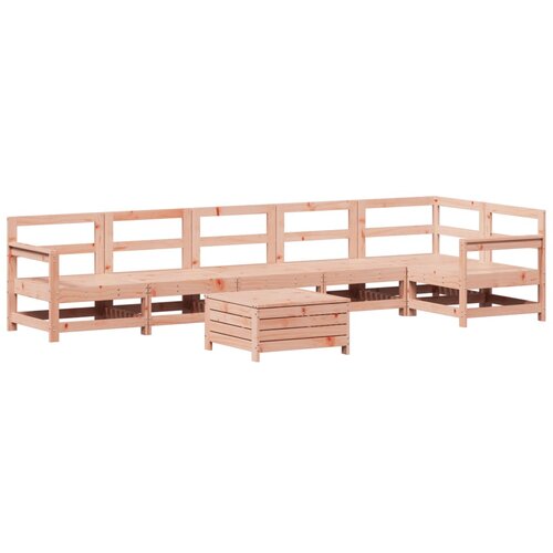 VidaXL 7-dijelni set vrtnih sofa od masivnog drva duglazije Slike