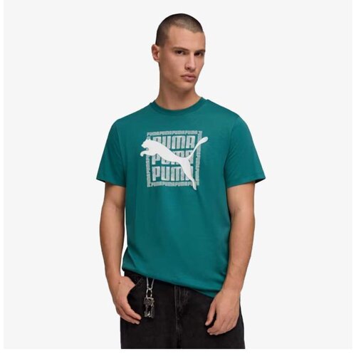 Puma graphic wording tee Cene