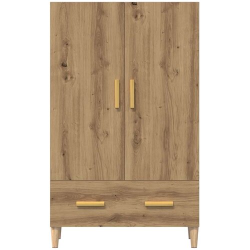  Visoka ploča Artisan hrast 70x31x115 cm izrađeno drvo Smeđa Slike