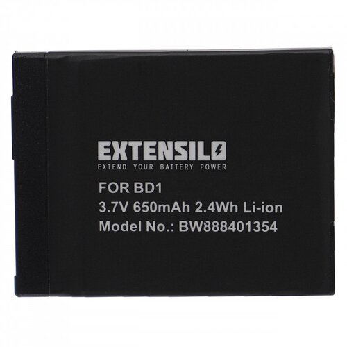 Extensilo Baterija NP-BD1 za Sony Cybershot DSC-T2 / DSC-T900 / DSC-TX1, 650 mAh Slike