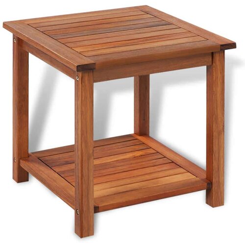  Stranska mizica trden akacijev les 45x45x45 cm, (20625683) Slike