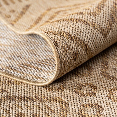 Ayyildiz Carpets Bež okrogla notranja in zunanja preproga &amp;oslash; 160 cm Mira 1452 &amp;ndash; Slike