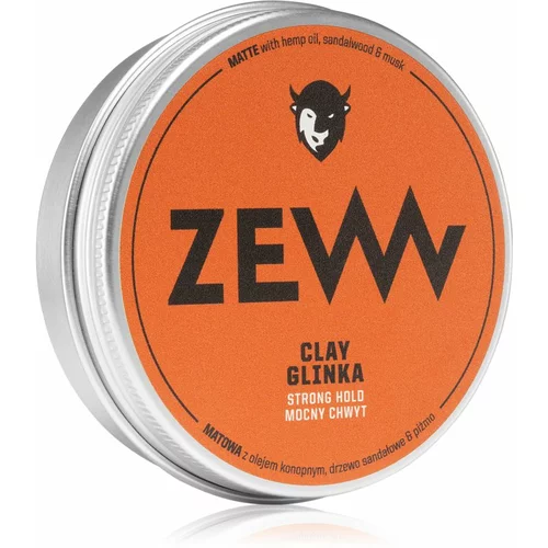 Zew For Men Hemp Matte Clay stiling ilovica za lase s konopljinim oljem 100 ml