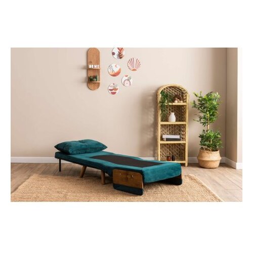 Atelier Del Sofa Fotelja na razvlačenje Cosmo, 190x70x82 cm, Petrolej Slike