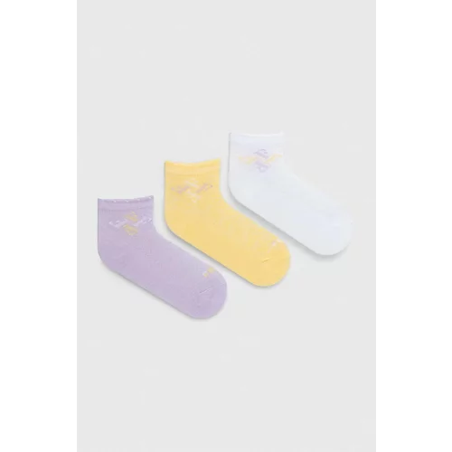 Fila Otroške nogavice 3-pack vijolična barva