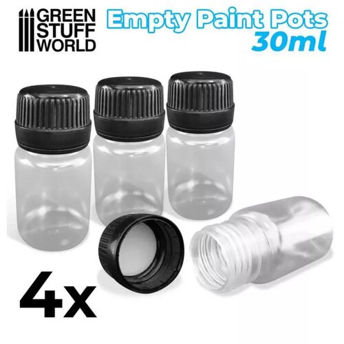 Green Stuff World Empty Paint Pots - 30ml - Pack x4 Cene