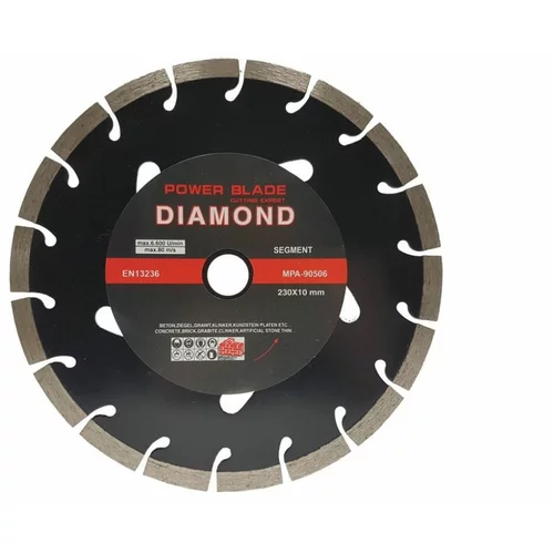 Mar Pol Diamantna segmentna rezalna plošča 230mm POWER BLADE, (20400142)