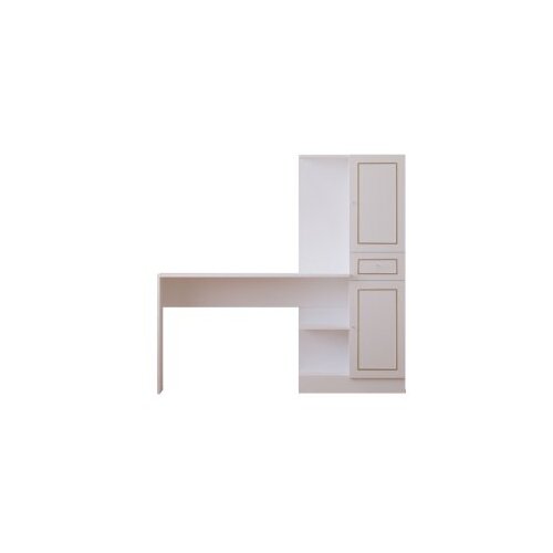 Hanah home Set radni sto sa policom za knjige Rb-087, Bijela Slike