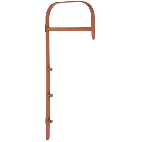House Nordic Konjak smeđi metalni zidni stalak za odjeću 30x80x3 cm Gresto &amp;ndash; Slike