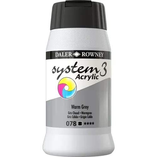 DALER ROWNEY System3 Akrilna boja 500 ml Warm Grey