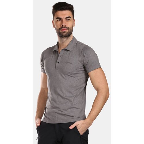 Kilpi Men's functional polo shirt GIVRY-M Black Slike