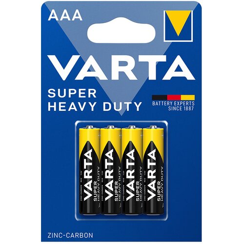 Varta AAA Super Heavy Duty baterije (4 kosi) Slike