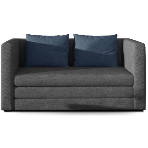 ELTAP Plava/siva sklopiva sofa od šenila 132 cm Neva – Cijene