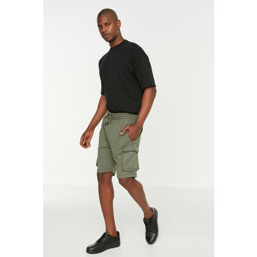 Trendyol light khaki men's regular fit shorts & bermuda Slike