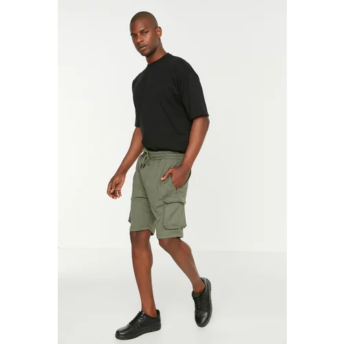 Trendyol Light Khaki Men's Regular Fit Shorts & Bermuda