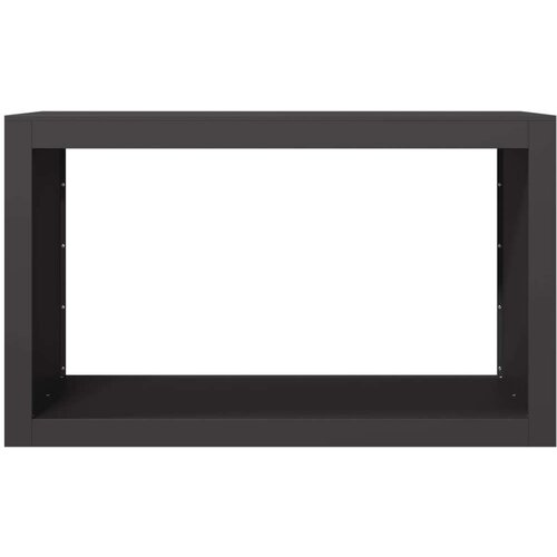 vidaXL Stalak za drva za ogrjev crni 100x40x60 cm čelični Cijene