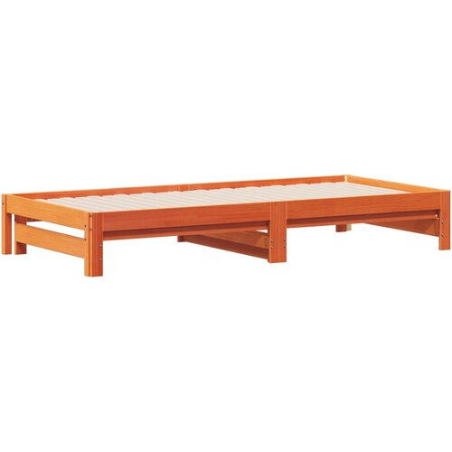  Dnevni krevet na razvlačenje vo&amp;scaron;tano smeđi 90x200 cm Slike