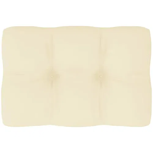 Jastuk za sofu od paleta krem 60 x 40 x 12 cm