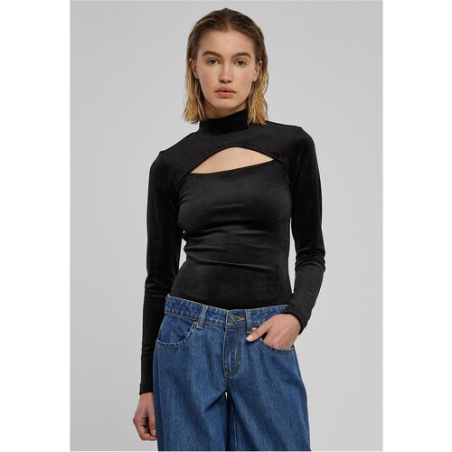UC Ladies Ladies Velvet Cut-Out Turtleneck Body black Slike